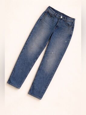 American Eagle TomGirl style Blue Denim Jeans - cute oversized jeans for teens